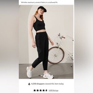 ATHLETA Brooklyn Heights Jogger, Size 4, Color Black